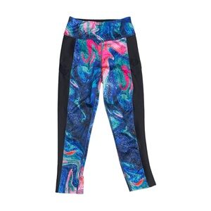 🔥 5 for $30 🔥 Avia Girls’ Galaxy Print Leggings in Multi | Size 7-8
